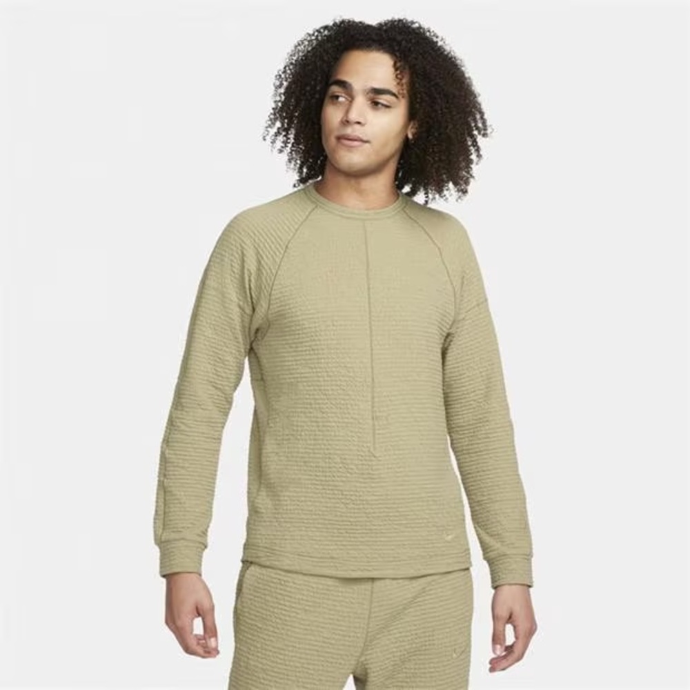 Nike Men’s Textured Dri-Fit Long Sleeve Yoga Top